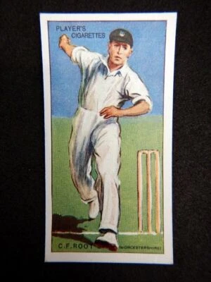 ✺Nouveau✺ 1930 1931 Angleterre Cricket Card CF ROOT John Player Cigarettes - Photo 1/3