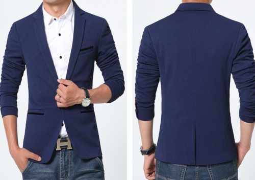 Blazer Para Hombre Casual Saco Chaqueta Elegante Ropa Vestir Slim Fit  Moderno | eBay