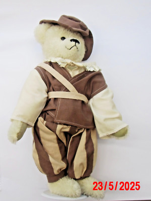 #4587 Teddy-Bär Sammler-Bär von Carmen Deckert: Herold, h=34cm,Unikat