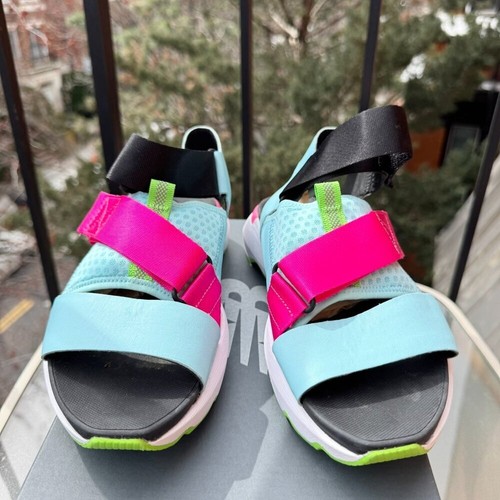 Nuevo Sorel Kinetic Impact Sandalia Deportiva Zapatos Plataforma Azul Rosa Blanco Para Mujer 8 - Imagen 4 de 15