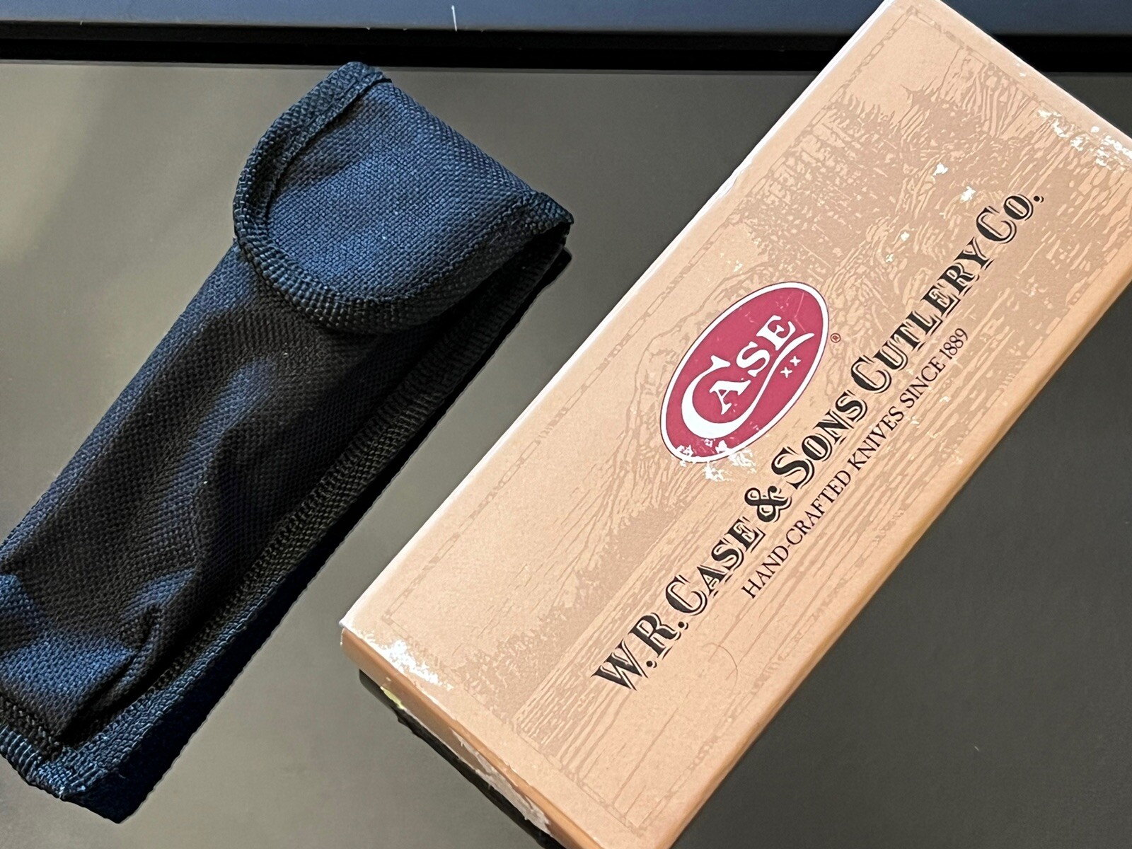 VINTAGE CASE XX 3.5 BLACKHORN LOCKBLADE CLICK N CLEAN KNIFE 41/2”1998