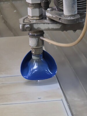 Omax Compatible Splash Guard Abrasive Resistant Waterjet Cup 