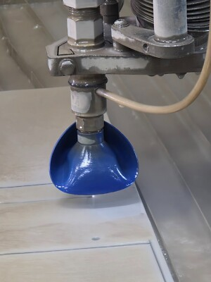 #ad Omax Compatible Splash Guard Abrasive Resistant Waterjet Cup $25.00