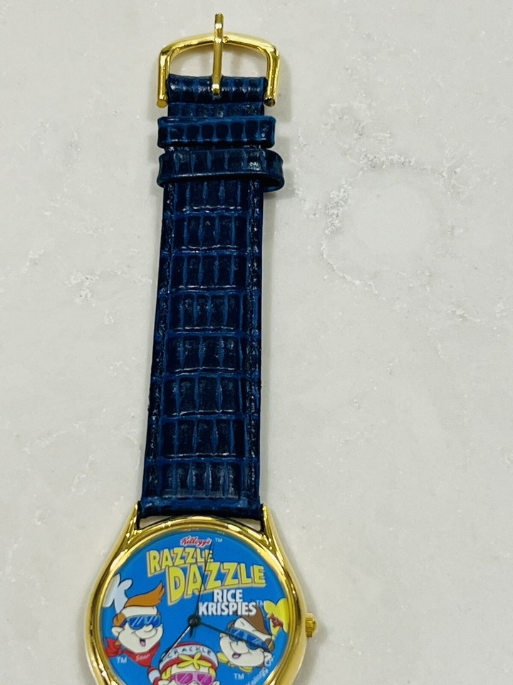 Vintage 1997 Kelloggs Rice Krispies Advertising Watch Razzle Dazzle