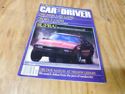 Car and Driver Magazine October 1981 Toyota Supra