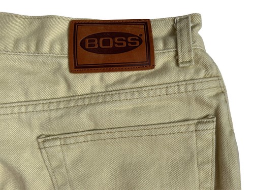 vintage BOSS by IG design relaxed basic jean shorts mens size 38 NOS NWT 90s USA - Picture 5 of 11