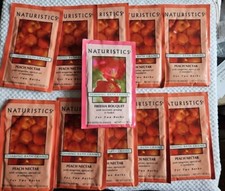 11 pc Naturistics Foaming Bath Grains 10 peach nectar  1 Freesia Bouquet New