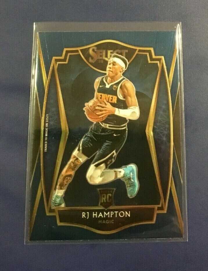 2020-2021 Select # 195 R.J. HAMPTON ROOKIE RC Premier Orlando Magic