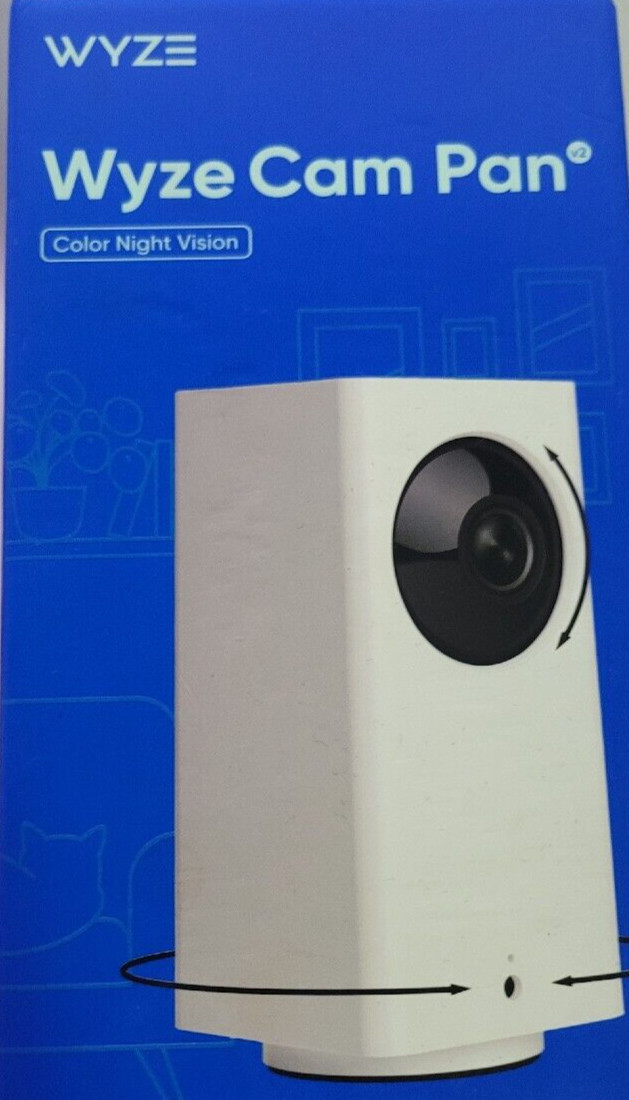 WYZE 1080p Pan/Tilt/Zoom Indoor Wired Wi-Fi Smart Home Camera Color Night Vision