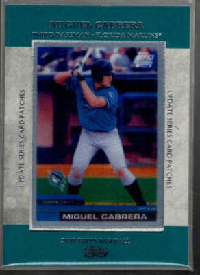 A6765- 2013 Topps Update Rookie Gedenkausgabe Flicken #5 Miguel Cabrera - Nm-Mt