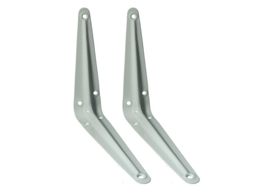 15.2cm By 12.7cm 150mm By 125mm Shelf Stand White London Stand 50 Pair-