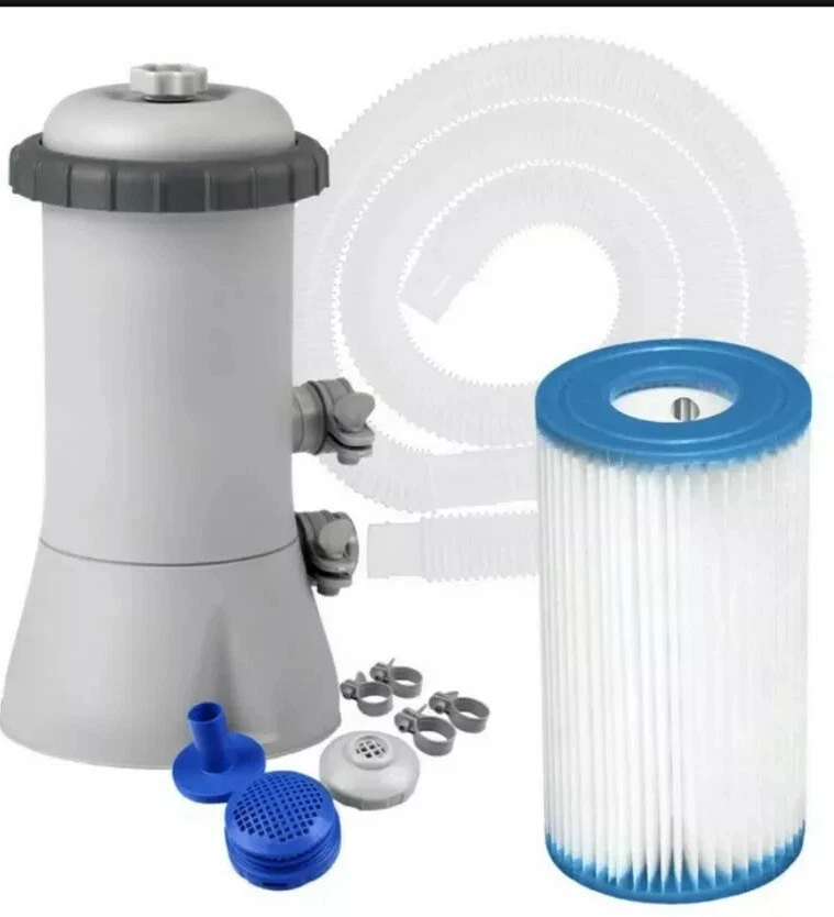 Intex 28604 Swimming Pool Filter Pump & Cartridge for 8ft/10ft 