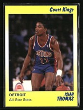Isiah Thomas 1990 Star Court Kings #84  Basketball Card