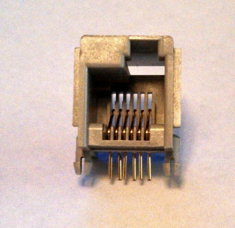 LEGO Male Female Plugs / Connectors RJ12 6P6C for LEGO NXT EV3 with offset latch - Image 3 of 4