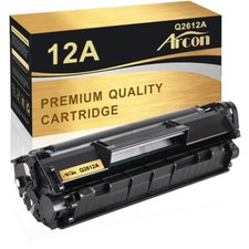 1x Q2612A 12A Black Toner Cartridge for HP LaserJet 1012 1018 1020 1022nw 3015