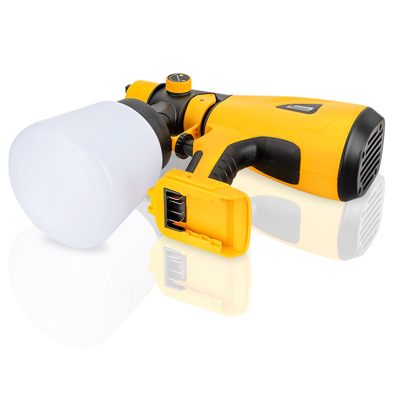 Cordless Paint Spray Gun FOR Dewalt 20V Battery Powered Brushless Motor Painter eBay