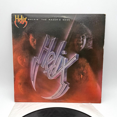 Helix Walkin' The Razor's Edge 12'' Black Vinyl LP Rock Capitol ST-12362