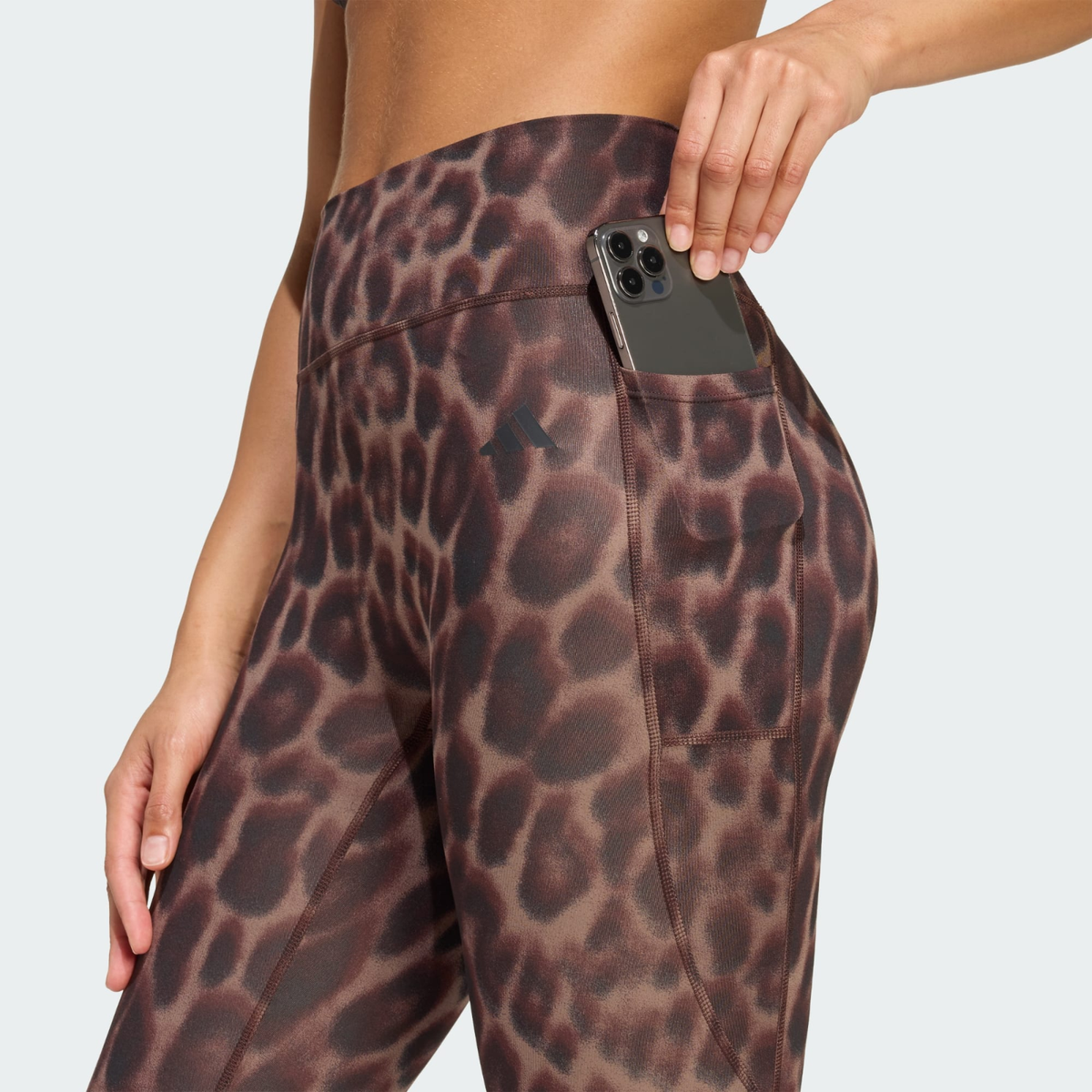 adidas WMNS Workout Leopard 7/8 Leggings Earth Strata KA6346 Japan