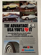 1980 B.F. Goodrich T/A Advantage Radials Tire Print Ad