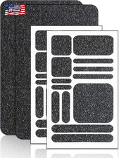 Zonon 4 Pieces Grip Phone Tape Sticker anti Slip Rubber Textured Phone Tape Adhe