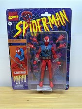 NEW Hasbro Marvel Legends SCARLET SPIDER Spider-Man Retro Card 1 12 Scale