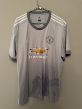 Manchester United 2016 Grey Third Kit in Great Condition Men’s XXL