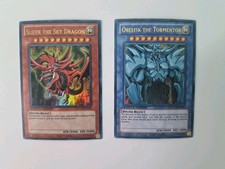 Obelisk the Tormentor And Slifer The Sky Dragon YGLD-ENG01 And 02
