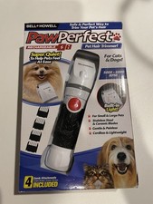 Paw Perfect Pet Fur and Hair Trimmer with Stainless Steel and Ceramic Blades NEW