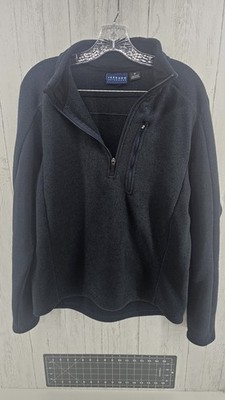 New with Tags Men's Navy Fleece Pullover Iceberg Brand Medium NWT