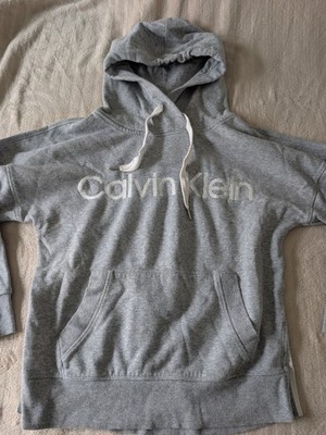 Calvin Klein Kids Grey Hoodie Sweatshirt  Small