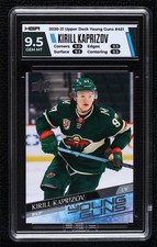 2020-21 Upper Deck Young Guns Kirill Kaprizov #451 HGA 9.5 GEM MINT 2cb