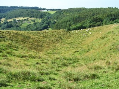 Photo A2 A fold in the hillside [2] Boltby Almost the same location as t c2015