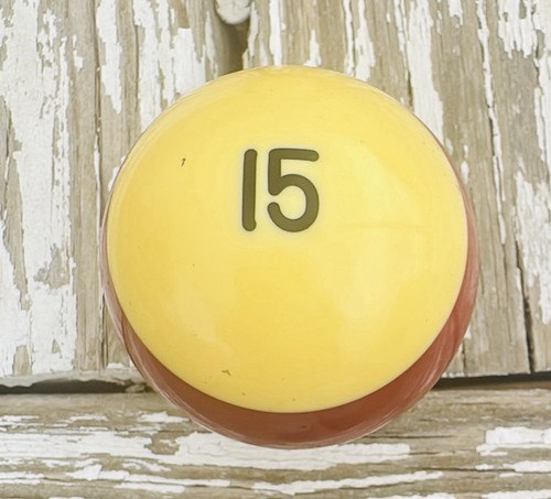 De colección Baquelita Belga Super Premier 15 Bolas Billar Piscina Borgoña Rayas - Imagen 5 de 6