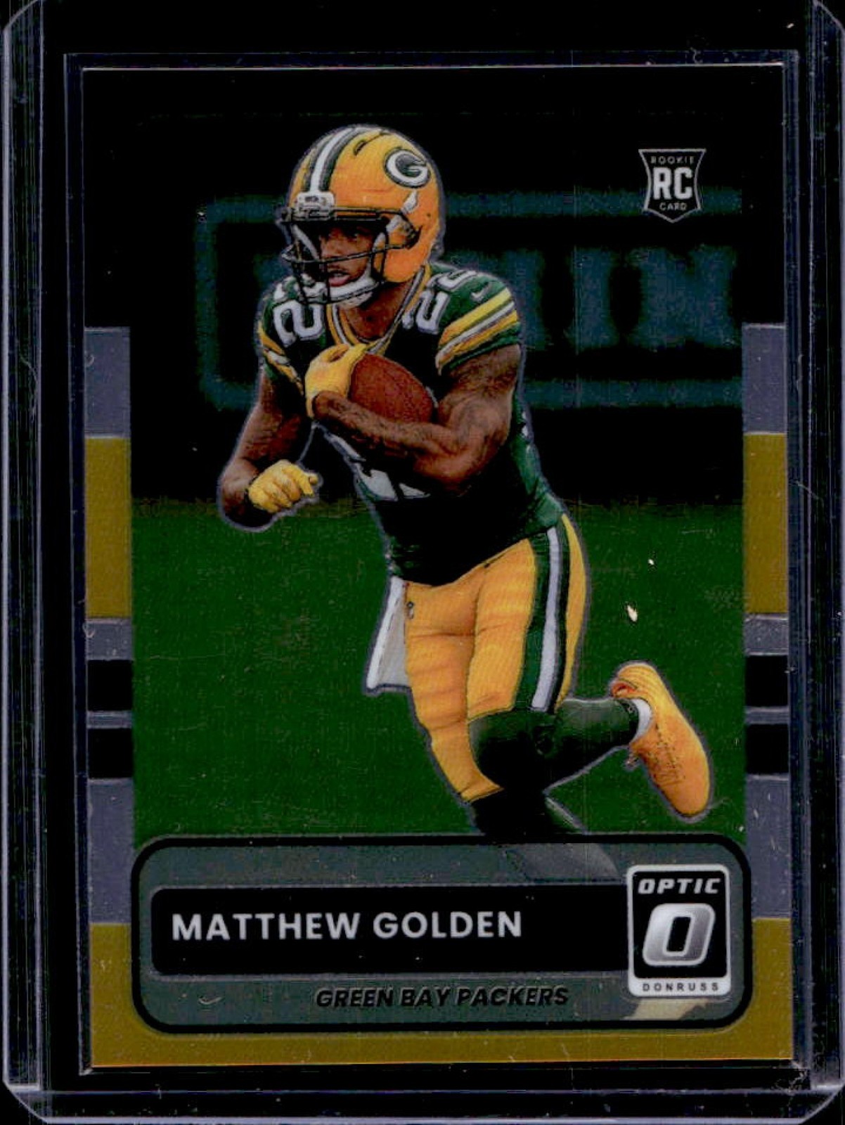 2025 Panini Donruss Optic Matthew Golden 2015 Retro RC Rookie #10 Packers
