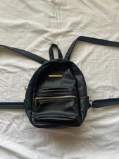 Steve Madden Black Backpack Gold Hardware Adj...