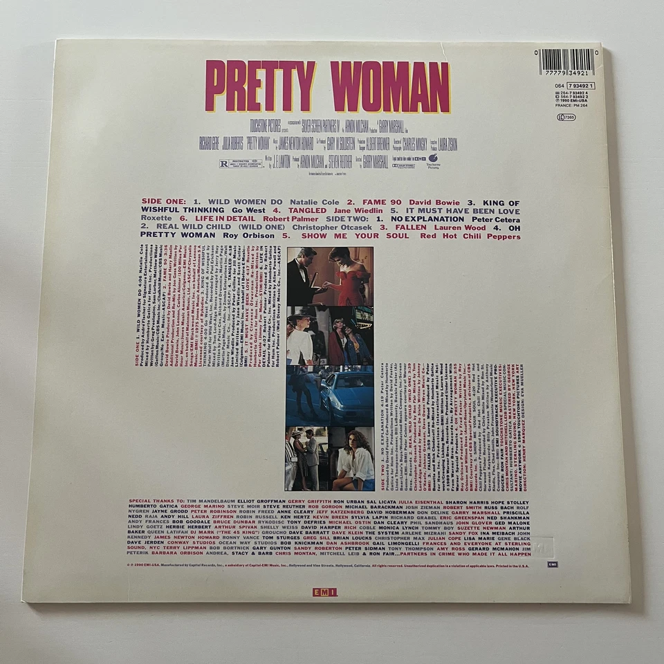 Pretty Woman (Original Motion Picture Soundtrack) / 12" Viniyl / 1990 - Bild 2 von 2