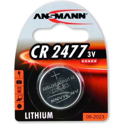 ANSMANN  1516-0010 Knopfzelle CR2477 3V Lithium