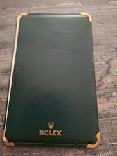 Rolex Leder Notizblock mit Einlegepapier