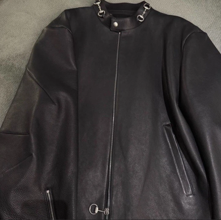 New Season! Gucci Horsebit Detailed Zip-Up Jacket Size M $7900 image 3