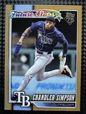 2026 Topps Series 1 Chandler Simpson Gold /2026 Future Stars #342 Rays