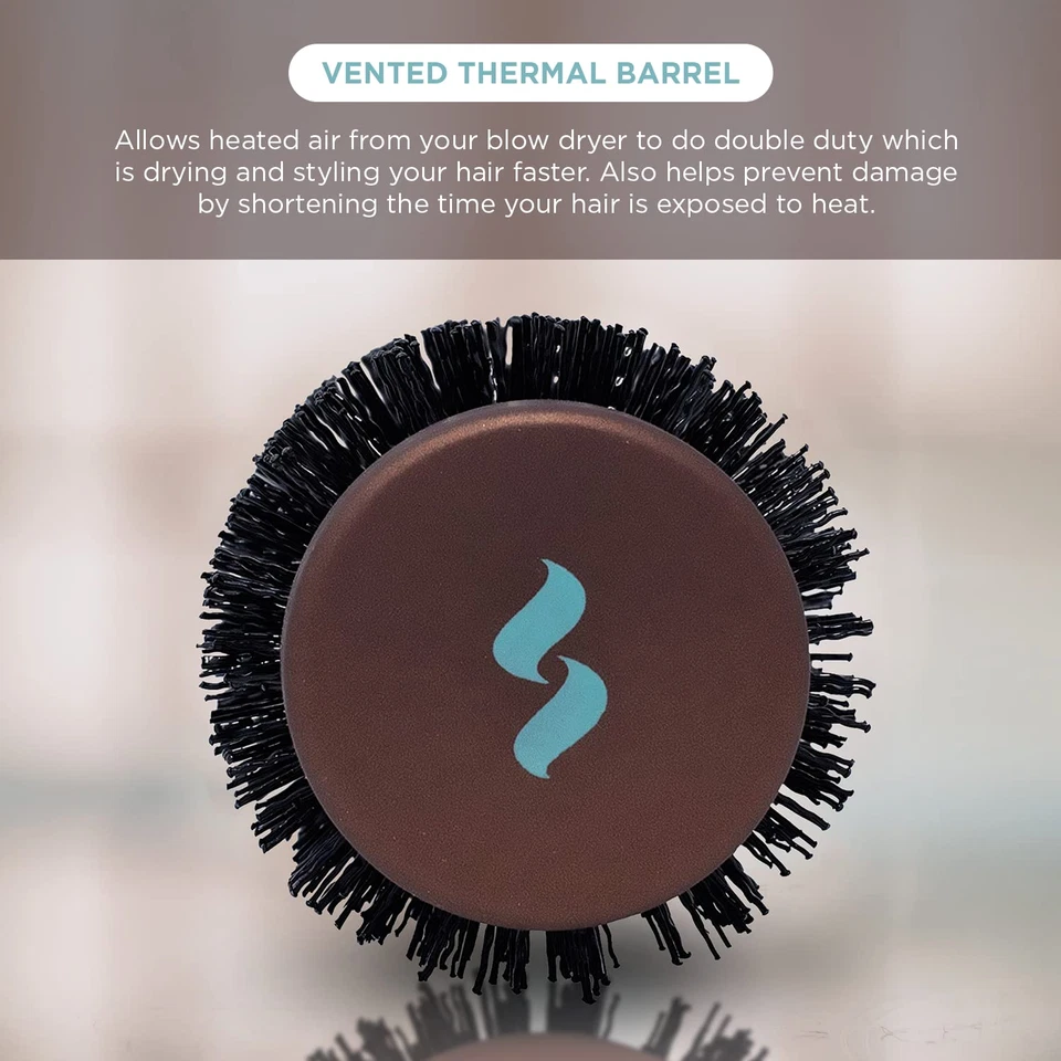 2 Inch Ceramic round Brush, Ion Fusion Design - Image 3 of 4