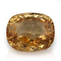 Cavill Grossular 7,76Ct Antikschliff Goldfarben Edelstein Madagaskar
