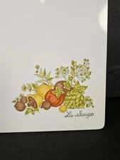 Vtg Corning Spice Of Life Counter Saver Cutting Board 20x13.75" 