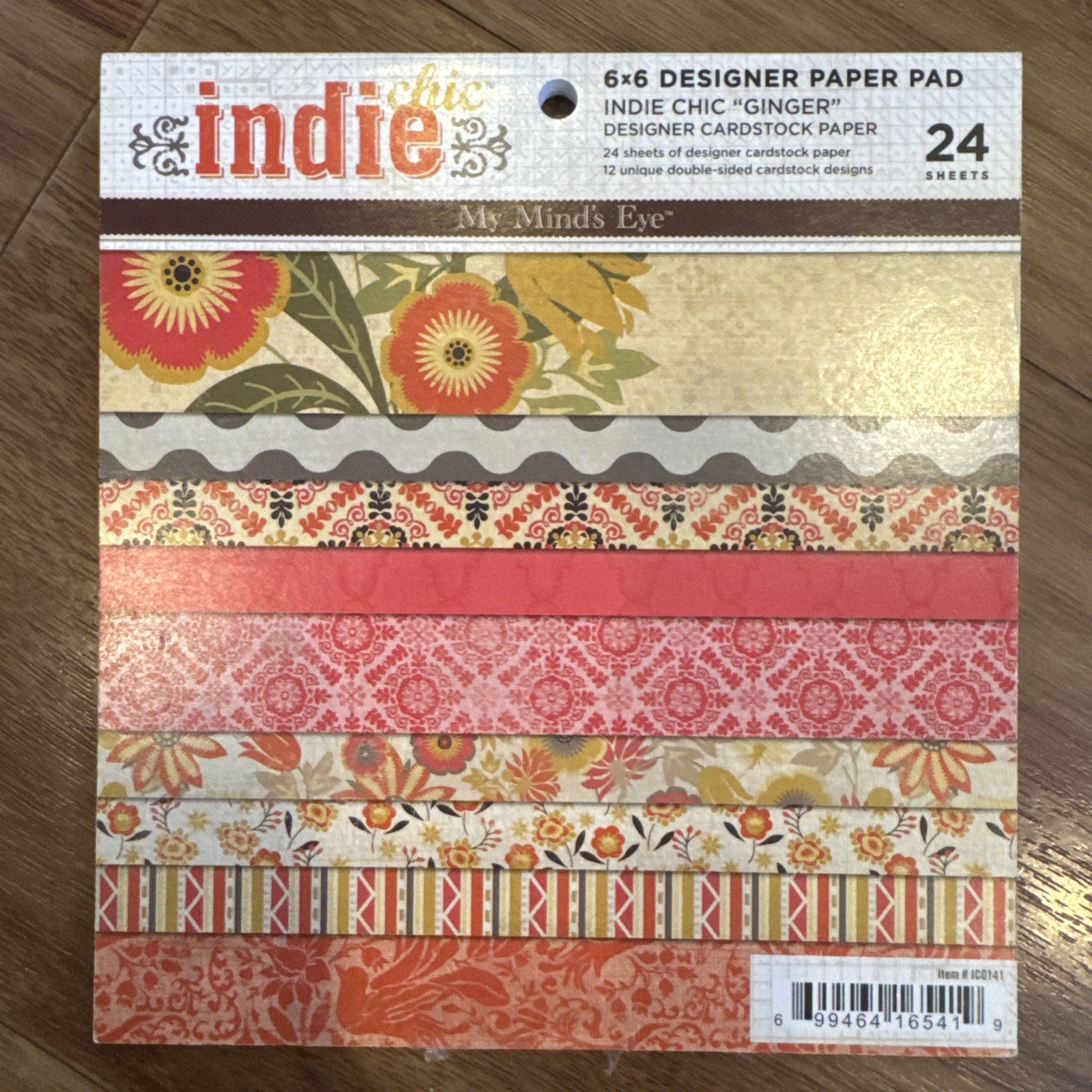 My Mind's Eye, 'INDIE CHIC', Scrapbook/Junk Journal Collection Kit, Set of 54!