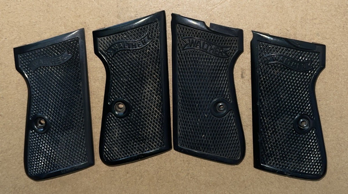 OEM Walther PPK/S PPKS Black Plastic Grips - No Screws | eBay