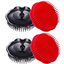 4 Pack Scalp Scrubber Shampoo Brush Head Scalp Massager for Hair Growth