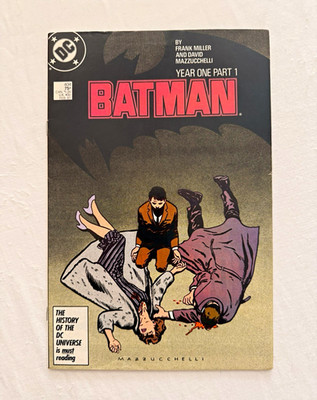 DC Comics Batman #404-407 Year One Parts 1-4 (1987) Miller Mazzucchelli