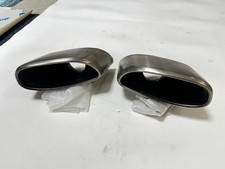 Porsche Genuine 911 991 Exhaust Tail Pipe Tips OEM