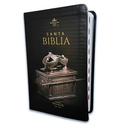 Biblia Letra Grande 12 puntos RV1960 imit piel negro con índice - Arca del Pacto