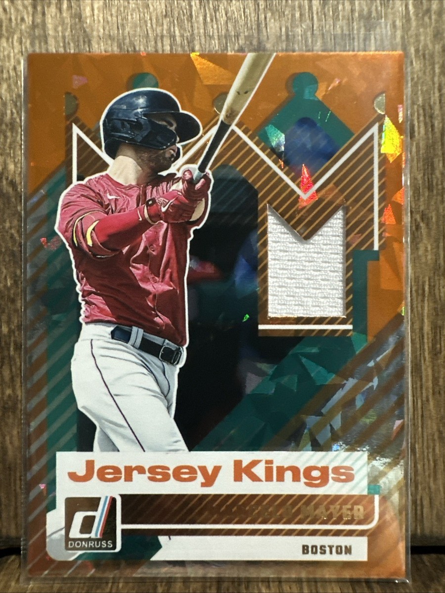 2025 Panini Donruss Marcelo Mayer #JK-MM Jersey Kings Orange Ice